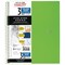 Five Star Spiral Notebooks, 3 Subject, College Ruled Paper, 150 Sheets, Gray/Lime/Teal, 3 Count